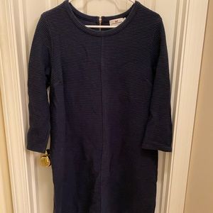 Vineyard Vines Navy Blue Ottoman Shift Dress